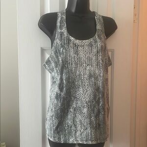Calvin Klein Gray Snake Print Women's Top